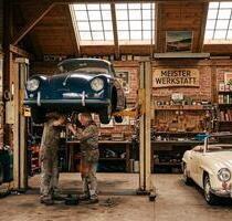 Arbeitsplatz für Autobastler privat in München Giesing