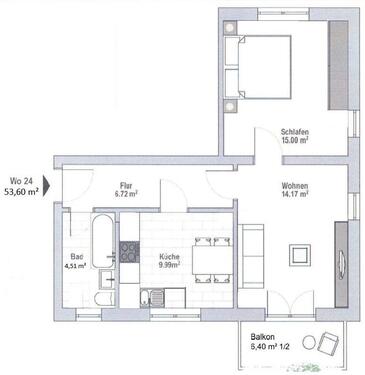 Foto - Sonnige 2-Raumwohnung im grünen Herzen Dresdens zu vermieten