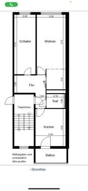 Foto - Helle 2-Zimmer-Wohnung mit Balkon in Nordhausen (Kranichstraße)