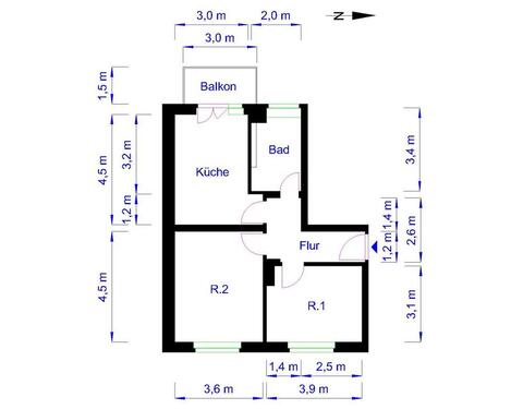 Foto - Etagenwohnung in Magdeburg zur Miete