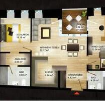 Mietvoranzeige: Amberg Prechtlhaus 3-Zi Wohnung 72m2 2 Bäder, StP