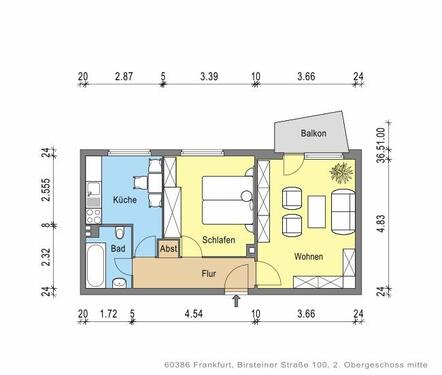 Foto - Renovierte 2 Zimmerwohnung mit Balkon