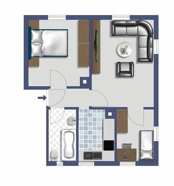 Foto - 3 Zimmer Erdgeschoßwohnung in Heidenheim an der Brenz