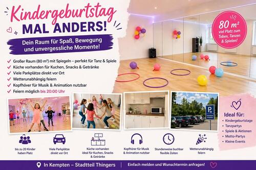 Foto - Raum für Kindergeburtstage in Kempten (Thingers) zu mieten