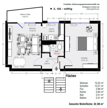 Foto - Etagenwohnung in Freital