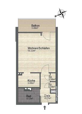 Foto - Etagenwohnung in Aachen zur Miete