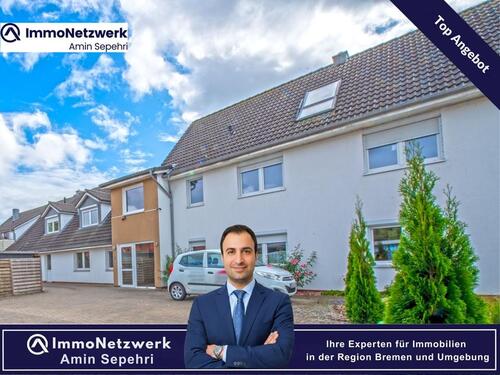 Foto - Moderne 3-Zimmer-Wohnung mit Einbauküche, Garten und Balkon in Syke-Barrien