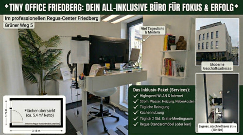 Foto - ✨ Tiny Office Friedberg: Fokus-Höhle statt Küchentisch-Chaos!
