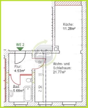 Foto - Etagenwohnung zur Miete in Zwickau