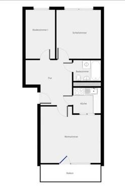 Foto - 3 Zimmer Erdgeschoßwohnung in Prenzlau