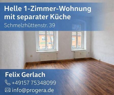 Foto - Helle 1-Zimmer-Wohnung mit separater Küche Wohnung in Gera mieten