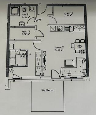Foto - Etagenwohnung in Stödtlen zur Miete