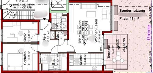 Foto - 3-Zi.-Erdgeschosswohnung mit Garten, Terrasse, Tiefgarage