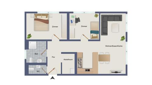Foto - Wunderschöne 3 ZKB in Innenstadtrandlage m. Nahversorgung vor Ort
