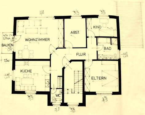 Foto - Attraktive gepflegte 3-Zi-Dachgeschossw. mit Balkon und EBK