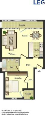 Foto - 2 Zimmer Etagenwohnung zur Miete in Duisburg