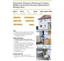 Möblierte 2-Zimmer-Apartment | EBK | Neu renoviert - Coburg