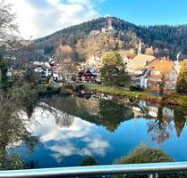 3 Zimmerwohnung 98 qm mit Küche TK-Stellplatz grandiose Aussicht - Bad Liebenzell
