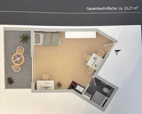 Foto - 1 Zimmer Wohnung in VS-Schwenningen