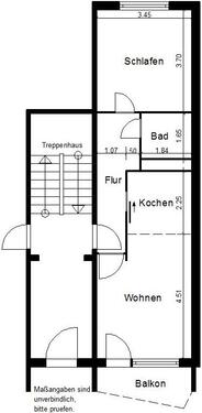 Foto - 2 Zimmer Erdgeschoßwohnung zur Miete in Nordhausen