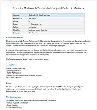 Foto - Etagenwohnung zur Miete in Helmstedt