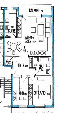 Foto - Gepflegte 3-Zi. Wohnung in Endingen am Kaiserstuhl