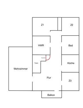 Foto - 4 Zimmer Dachgeschoßwohnung zur Miete in Lohne (Oldenburg)