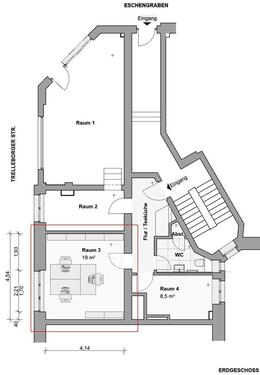 Foto - Einzelraum (abschließbar) im Planungsbüro in Süd-Pankow