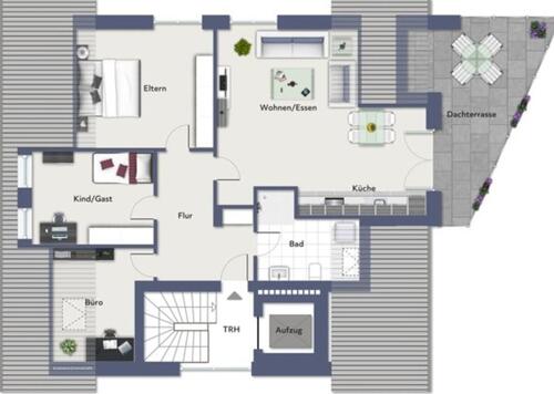 Foto - Penthouse Wohnung, Meppen - Neustadt, Erstbezug, barrierefrei