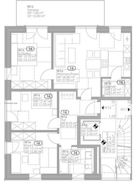 Foto - 4 Zimmer Erdgeschoßwohnung in Hude (Oldenburg)