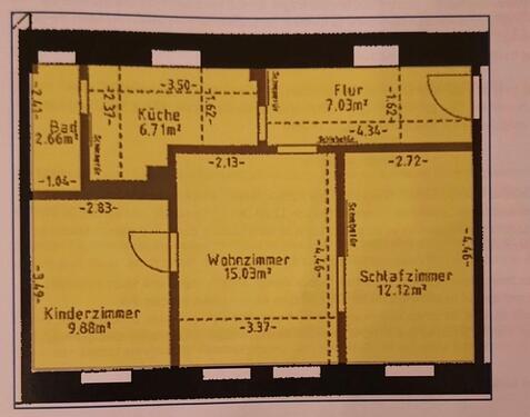 Foto - 3 Raum Wohnung Erdgeschoss Radeburg