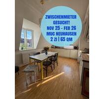 Untermiete Dachgeschoss -Loft Nov25-Feb26 - München Maxvorstadt