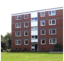 Bremen-Schönebeck, 3 12 Zi Whg, Hochparterre, Balkon,Tiefgarage