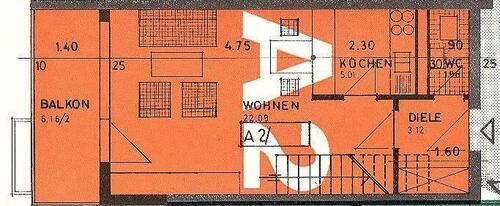 Foto - Einzimmerwohnung - 450,00&nbsp;EUR Kaltmiete, ca.&nbsp; 36,00&nbsp;m&sup2;