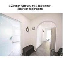 3-Zimmer Wohnung mit 3 Balkonen Esslingen- Hegensberg - Esslingen am Neckar