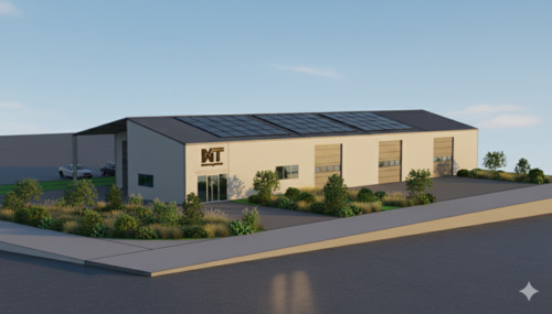 Foto - Neubau Gewerbehallen im Industriegebiet Haiterbach zu vermieten.