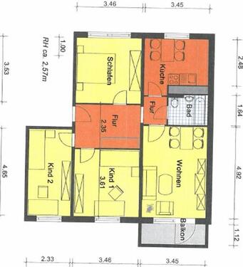 Foto - 4 Zimmer Etagenwohnung zur Miete in Kolkwitz