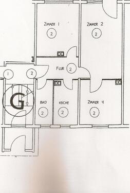 Foto - 3-Raumwohnung zu vermieten - 290,00&nbsp;EUR Kaltmiete, ca.&nbsp; 66,00&nbsp;m&sup2;