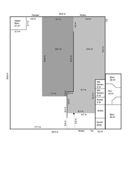 Foto - Halle Lagerhalle Gewerbehalle Lagerfläche 500 m²