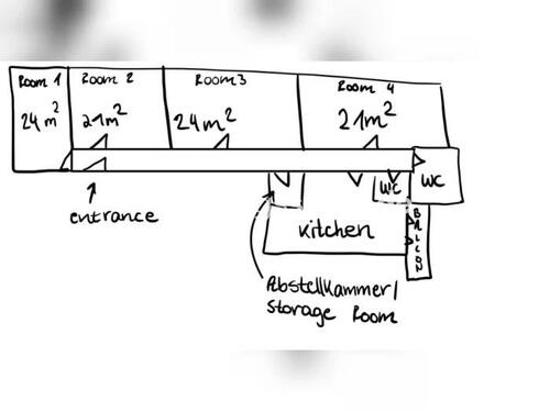 Foto - 4 Zimmer Etagenwohnung zur Miete in Hamburg