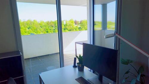 Foto - Moderne Bürofläche mit Balkon und Fernblick in Mainz-Hechtsheim
