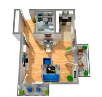 Singlewohnung in Bernau - 485,00 EUR Kaltmiete, in Bernau bei Berlin (PLZ: 16321)