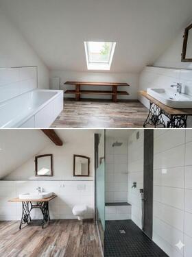 Foto - Hochwertig ausgebaute 3-Zimmer-DG Wohnung mit Klimaanlage & Gartennutzung