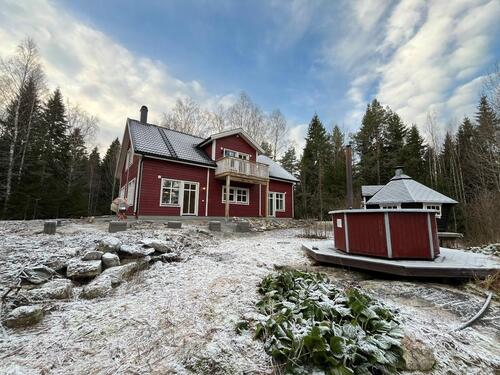 Foto - Ferienhaus Seeblick Schweden mit Motorboot Hot-Tub Grillhütte