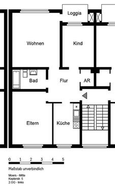Foto - Etagenwohnung zur Miete in Moers