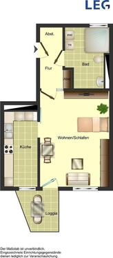 Foto - Etagenwohnung in Minden zur Miete