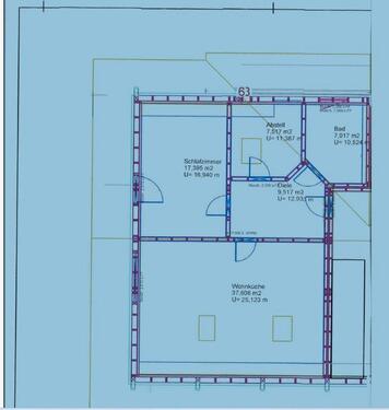 Foto - 2 Zimmer Dachgeschoßwohnung zur Miete in Bernbeuren