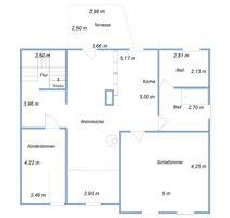 3 Raum Wohnung mit Terrasse u. Kamin - Friedland