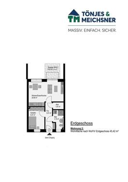 Foto - NeubauErstbezug 2- Zimmerwohnung im Erdgeschoss