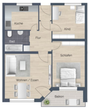 Foto - Etagenwohnung zum Kaufen in Nienburg (Weser)